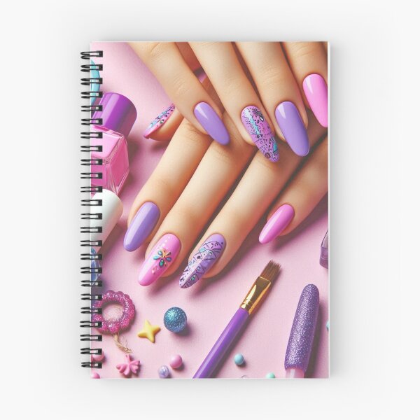 Item preview, Cool Purple Nail Art designed and sold by 3IN1digiart.