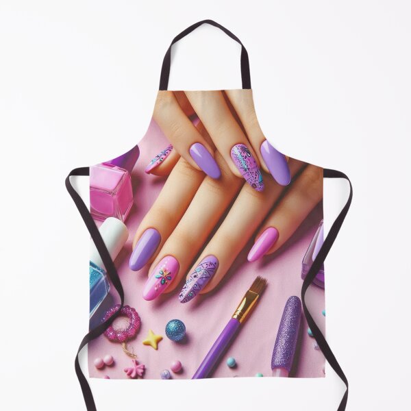 Item preview, Cool Purple Nail Art designed and sold by 3IN1digiart.