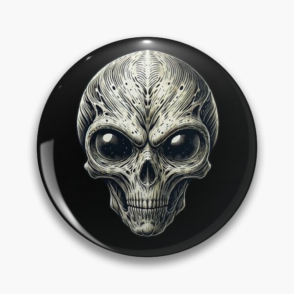 Item preview, Alien Skull 10 designed and sold by LaNadaYFundante.