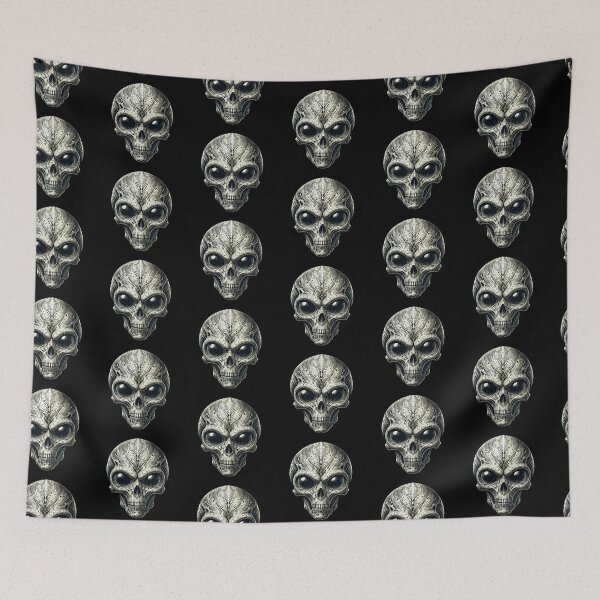 Item preview, Alien Skull 10 designed and sold by LaNadaYFundante.