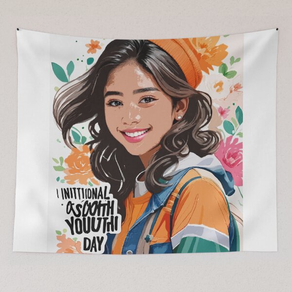Item preview, Empowering the Future: International Youth Day designed and sold by bb-15artstudio.