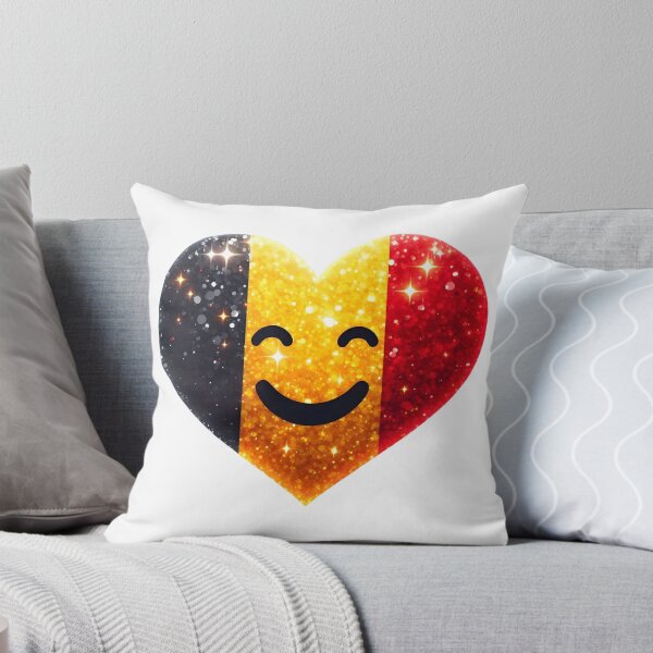 Item preview, Glowing Belgian Heart for July 21st designed and sold by AI-Only Creations.