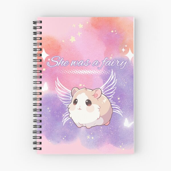 Item preview, She was a fairy - hamster, pink, cute, magical, fantasy designed and sold by Eternity Eventually.