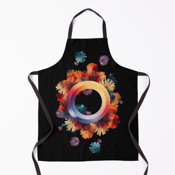 Item preview, Circle with abstract purple flowers designed and sold by MargoMalej.