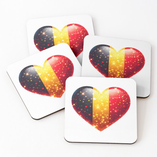 Item preview, Vibrant Belgian Heart of Unity designed and sold by AI-Only Creations.