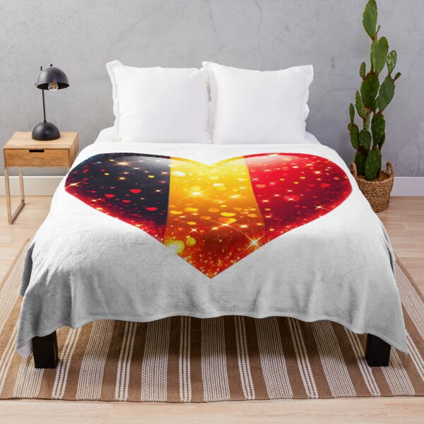 Item preview, Vibrant Belgian Heart of Unity designed and sold by AI-Only Creations.