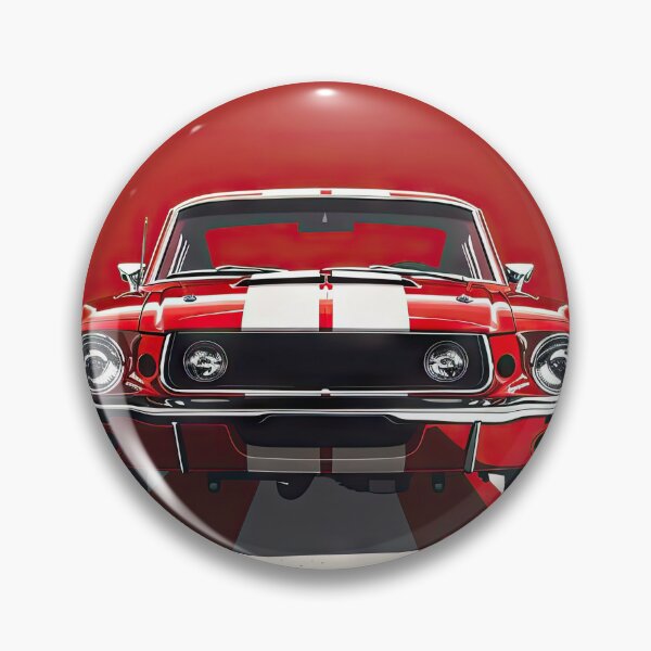 Item preview, Red Mustang on White and Red Stripes designed and sold by Jerhus.