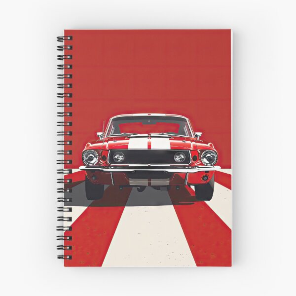 Item preview, Red Mustang on White and Red Stripes designed and sold by Jerhus.