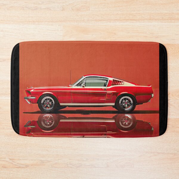 Item preview, Red Ford Mustang Reflection on a Red Surface designed and sold by Jerhus.