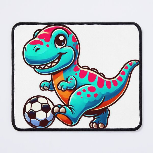 Item preview, Tyrannosaurus Rex playing soccer designed and sold by Miguel Araujo.