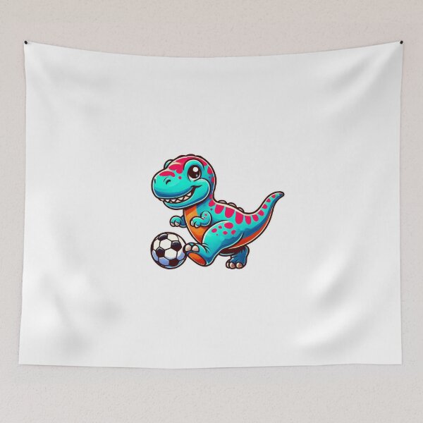 Item preview, Tyrannosaurus Rex playing soccer designed and sold by Miguel Araujo.