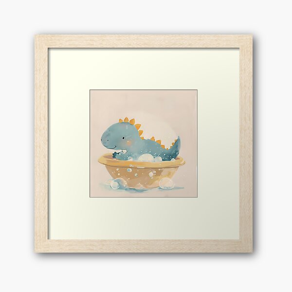 Aperçu de l'œuvre Tiny Rex - Bain pour bébé dinosaure créée et vendue par 'Tude Tees.