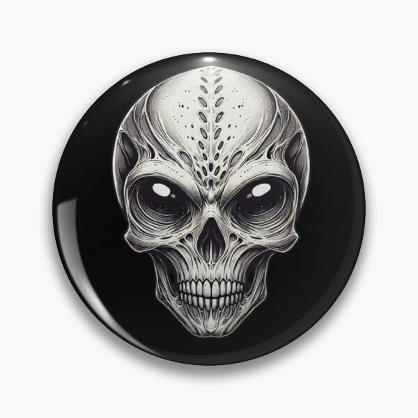 Item preview, Alien Skull 14 designed and sold by LaNadaYFundante.