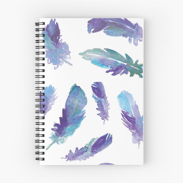 Item preview, Feather watercolor pattern designed and sold by StefLau.