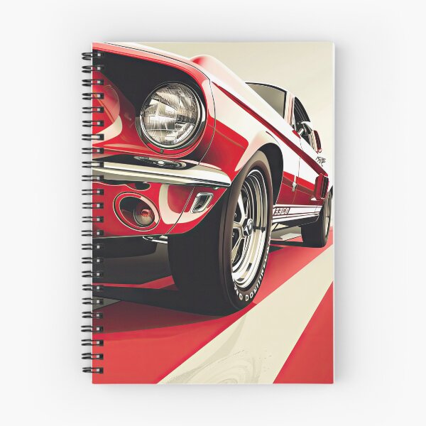 Item preview, Classic Red Mustang Driving on a White Stripe designed and sold by Jerhus.