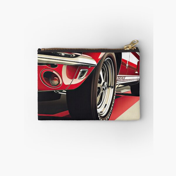 Item preview, Classic Red Mustang Driving on a White Stripe designed and sold by Jerhus.