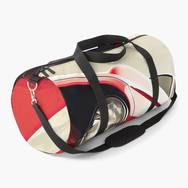 Item preview, Classic Red Mustang Driving on a White Stripe designed and sold by Jerhus.
