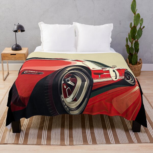 Item preview, Red Ford GT40 Racing Car Spinning on the Track designed and sold by Jerhus.