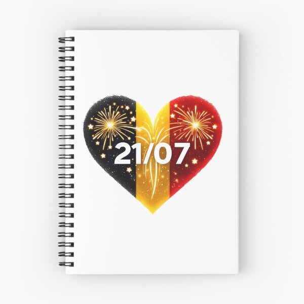Item preview, Belgian Heart Shines 21/07 designed and sold by AI-Only Creations.