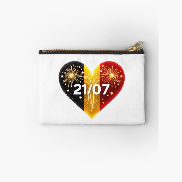 Item preview, Belgian Heart Shines 21/07 designed and sold by AI-Only Creations.