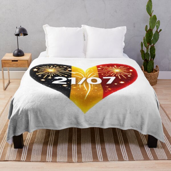 Item preview, Belgian Heart Shines 21/07 designed and sold by AI-Only Creations.