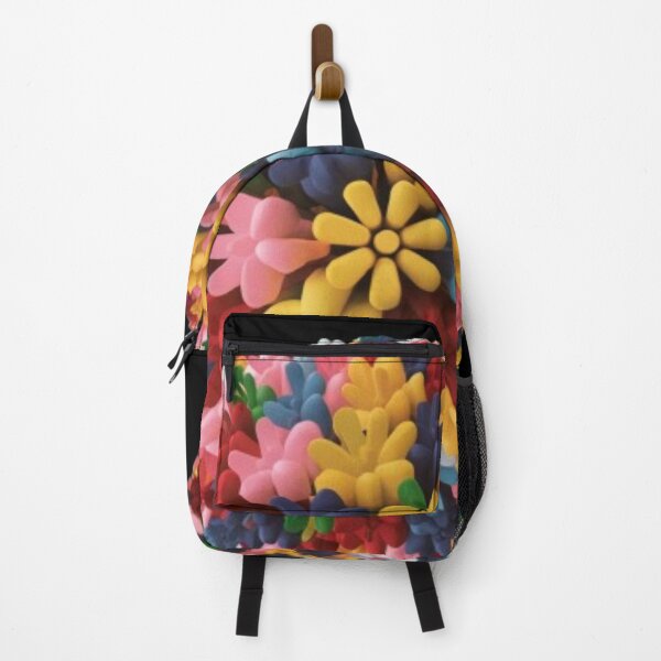 Item preview, Circle with abstract pink and yellow flowers designed and sold by MargoMalej.