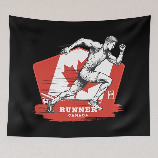Item preview, RUNNER - CANADA - SPORT SQUAD - 1 designed and sold by ArtProjectShop.