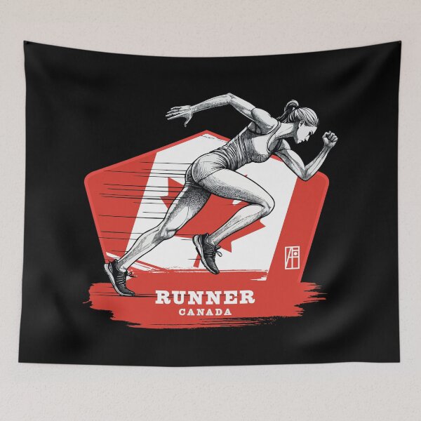 Item preview, RUNNER - CANADA - SPORT SQUAD - 2 designed and sold by ArtProjectShop.