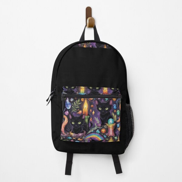 Item preview, Witchy Rainbow Black Cats III designed and sold by Spellhorn13.