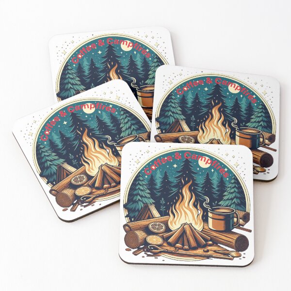 Item preview, Coffee & Campfires designed and sold by JandJG-Designs.