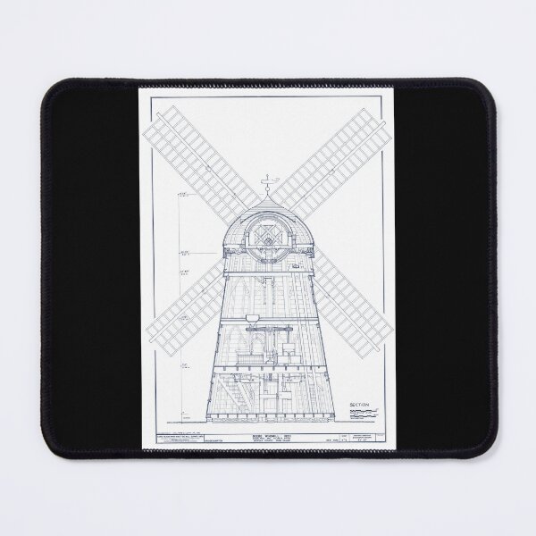 Item preview, Beebe Windmill Inner Workings 1821 Bridgehampton New York designed and sold by RocketshipRetro.