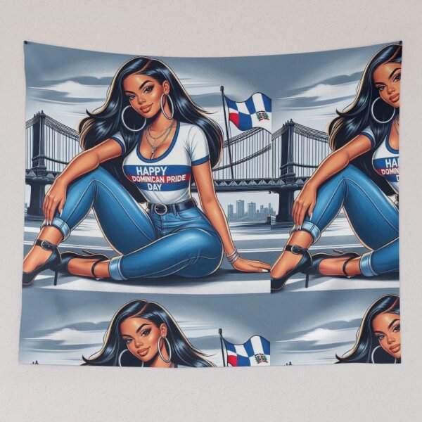 Item preview, happy Dominican pride day designed and sold by NEO Jason vamp GO FOR PEACE AND UNITY.