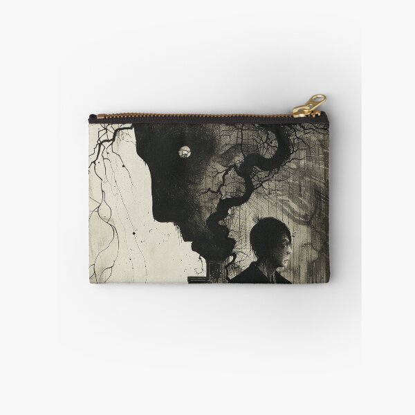Item preview, gloomy thoughts – melancholic manga anime  designed and sold by ForsakenFrames.