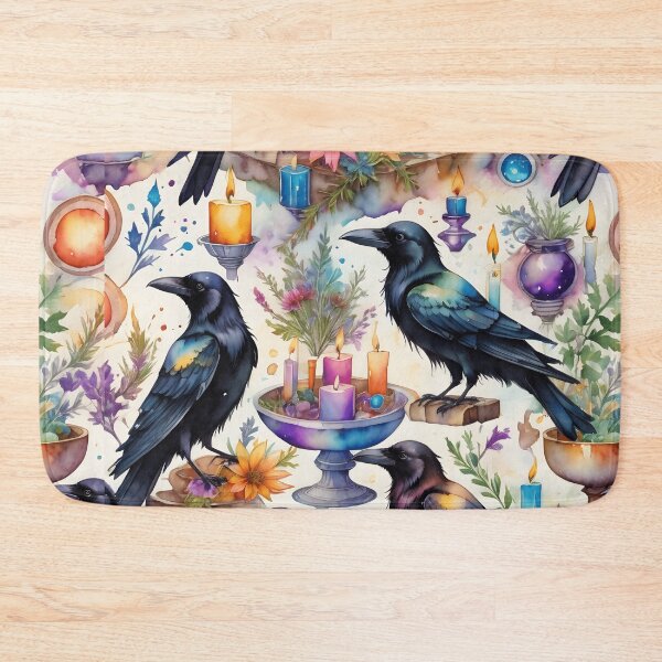 Item preview, Witchy Rainbow Crows designed and sold by Spellhorn13.