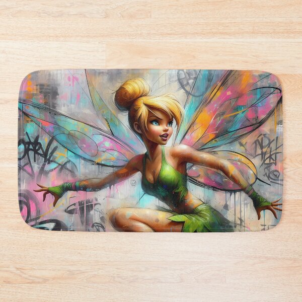 Item preview, Tinker Bell in urban outfit, graffiti-style designed and sold by Ssevi.