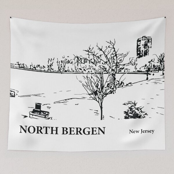 Item preview, North Bergen New Jersey designed and sold by Lakeric Cityscapes.