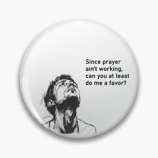 Item preview, Desperate Plea: A Hopeless Man Begs God - Unique Art for a Touch of Humor and Desperation designed and sold by Ignorant-Artist.