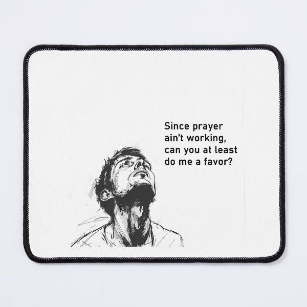 Item preview, Desperate Plea: A Hopeless Man Begs God - Unique Art for a Touch of Humor and Desperation designed and sold by Ignorant-Artist.