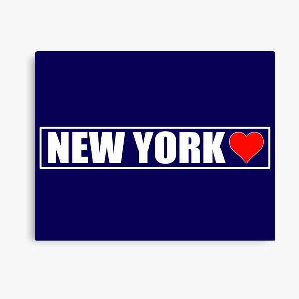 Ich liebe New York City! Leinwanddruck