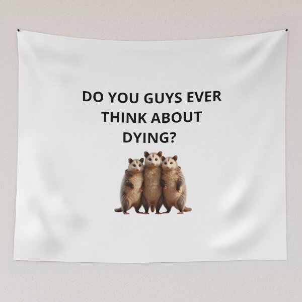 Item preview,  do you guys ever think about dying, designed and sold by laurazael.