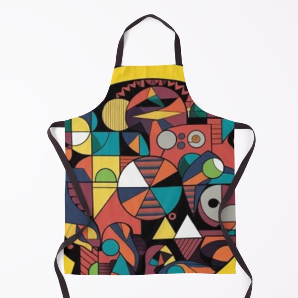 Item preview, Circle with abstract colorful geometric figures designed and sold by MargoMalej.