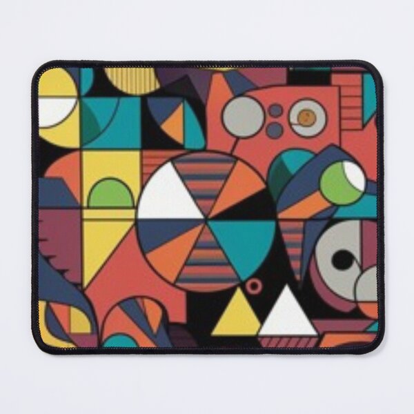 Item preview, Circle with abstract colorful geometric figures designed and sold by MargoMalej.