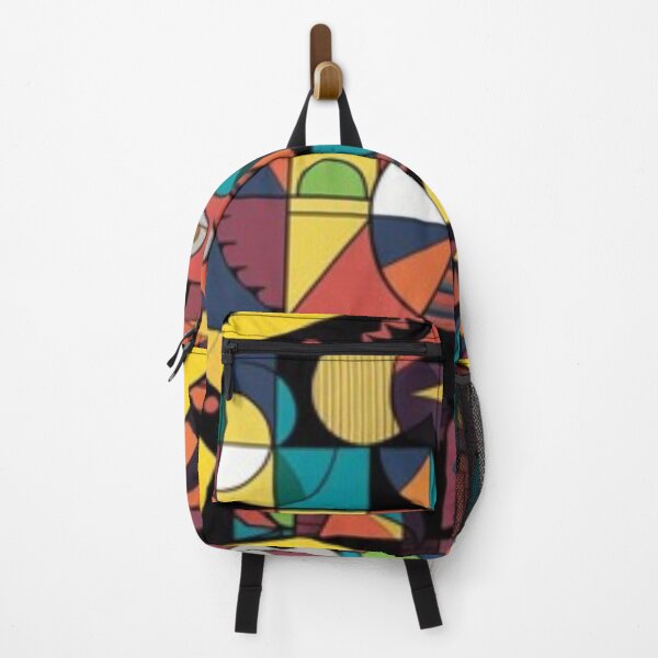Item preview, Circle with abstract colorful geometric figures designed and sold by MargoMalej.