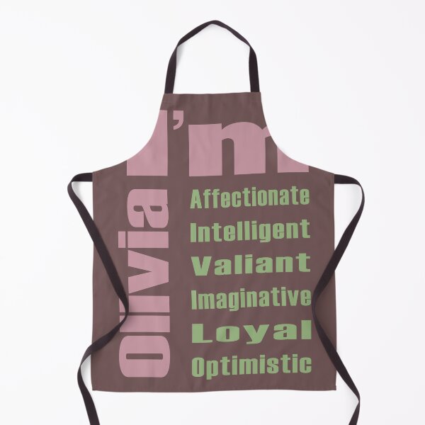 Item preview, Olivia: Personalized Name Art with Positive Traits designed and sold by JohanSD.