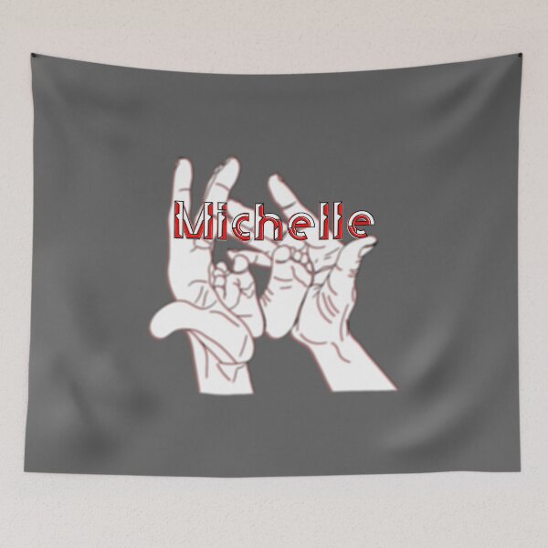 Item preview, Mother Mom holding baby feet in hands name Michelle designed and sold by 4rpixs.
