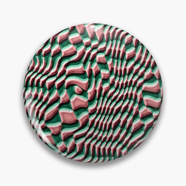 Item preview, 3D Green and Pink Checkerboard  Pattern designed and sold by TheRulerofEarth.