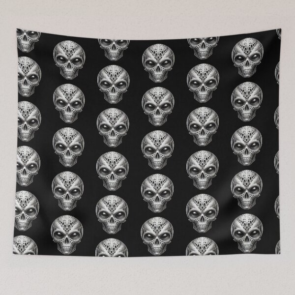 Item preview, Alien Skull 16 designed and sold by LaNadaYFundante.