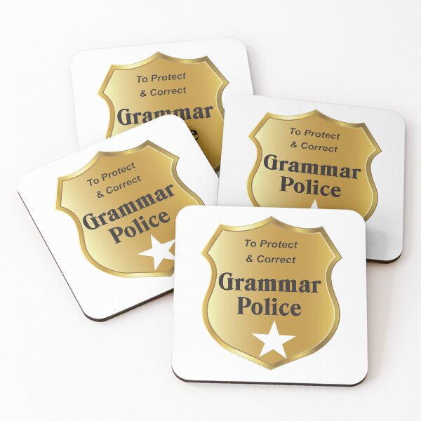 Item preview, Grammar Police, To Protect and Correct designed and sold by Tom Faulkner.