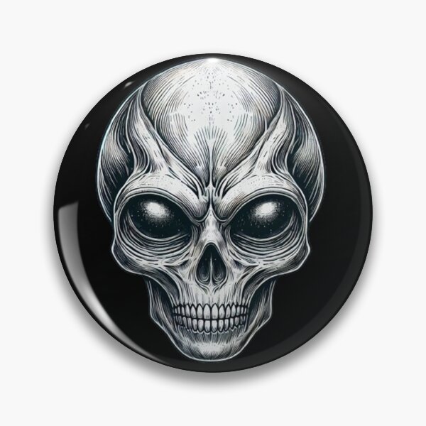 Item preview, Alien Skull 17 designed and sold by LaNadaYFundante.