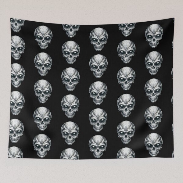 Item preview, Alien Skull 17 designed and sold by LaNadaYFundante.